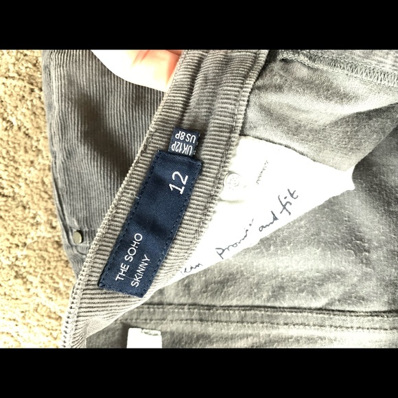 EUC Boden soho skinny corduroy pants size 8P - Picture 2 of 4
